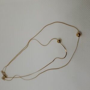 Double layer necklace